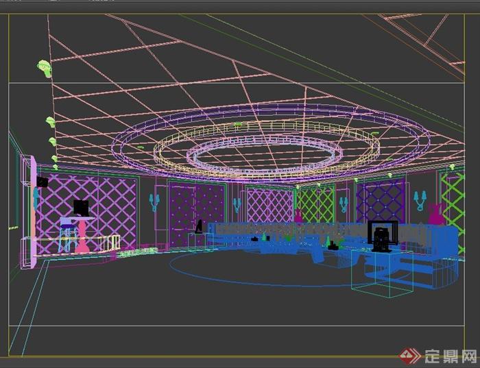 某舞厅装饰设计3dmax模型