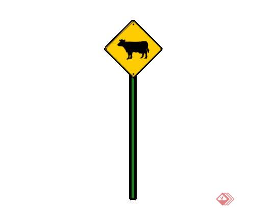 某畜牧场景观标志标记SketchUp(SU)3D模型