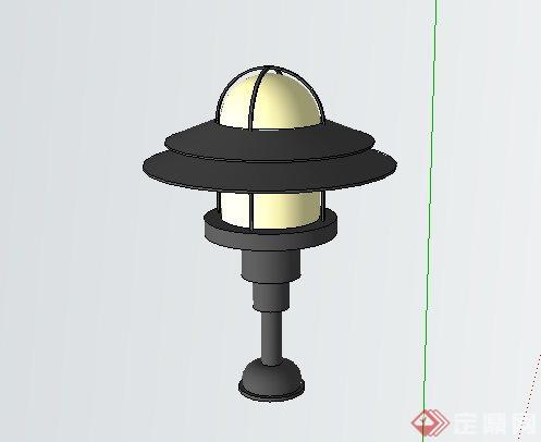 欧式铁艺景观灯SketchUp(SU)3D模型