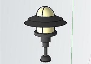 欧式铁艺景观灯SketchUp(SU(草图大师))3D模型