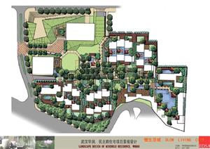 武汉某现代风格住宅区景观设计方案文本