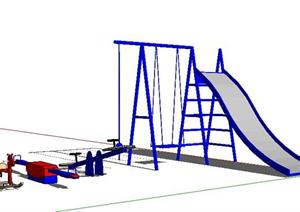 儿童游乐设施SketchUp(SU(草图大师))3D模型