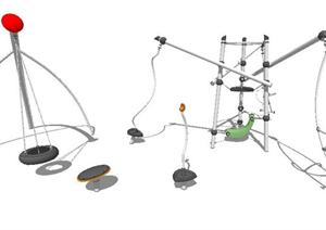 个性儿童游乐设施SketchUp(SU(草图大师))3D模型