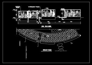 云南某小区特色文化景墙施工详图