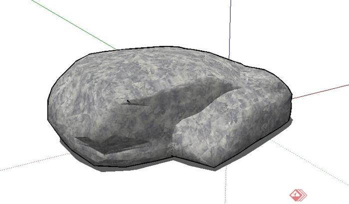 园林景观石头造型设计8SketchUp(SU)3D模型