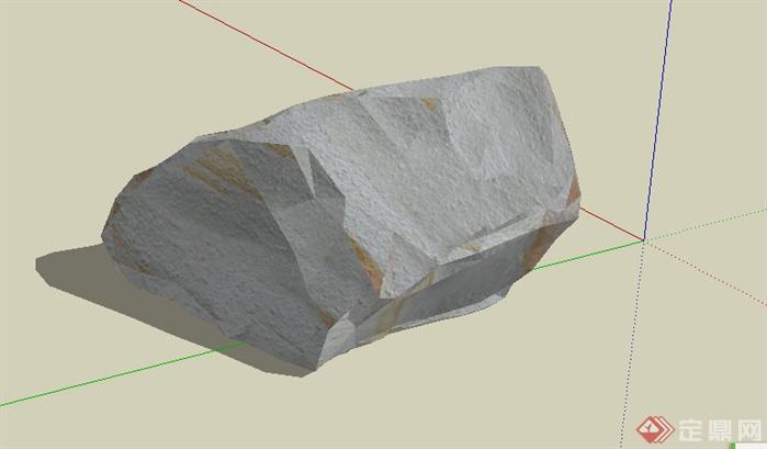 园林景观石头造型设计14SketchUp(SU)3D模型