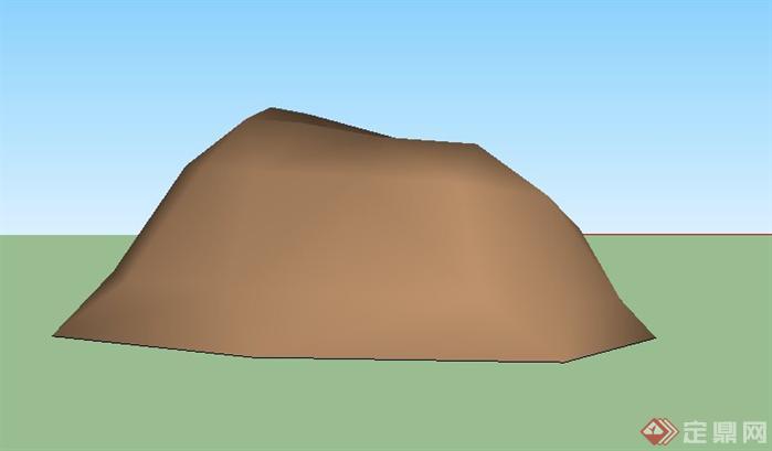 园林景观石头造型设计35SketchUp(SU)3D模型