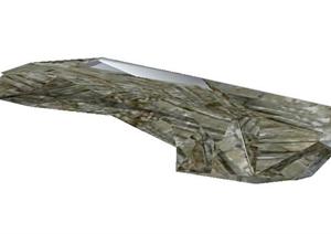 园林景观石头造型设计80SketchUp(SU(草图大师))3D模型