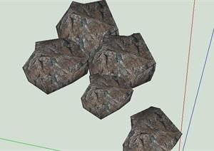 园林景观石头造型设计86SketchUp(SU(草图大师))3D模型
