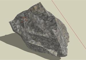 园林景观石头造型设计91SketchUp(SU(草图大师))3D模型