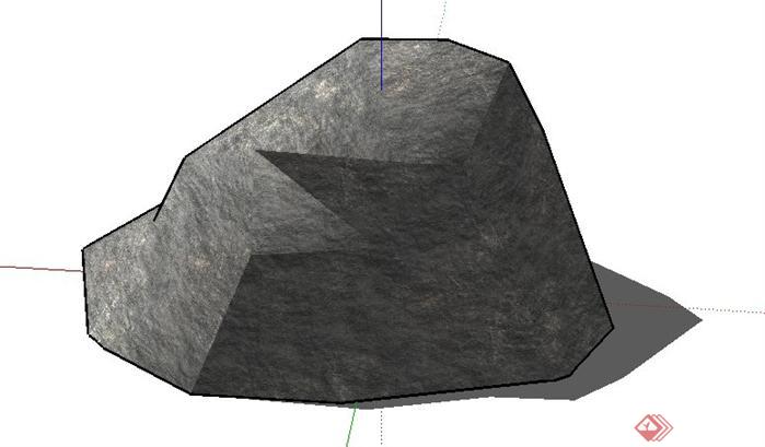 园林景观石头造型设计109SketchUp(SU)3D模型