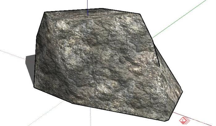 园林景观石头造型设计110SketchUp(SU)3D模型