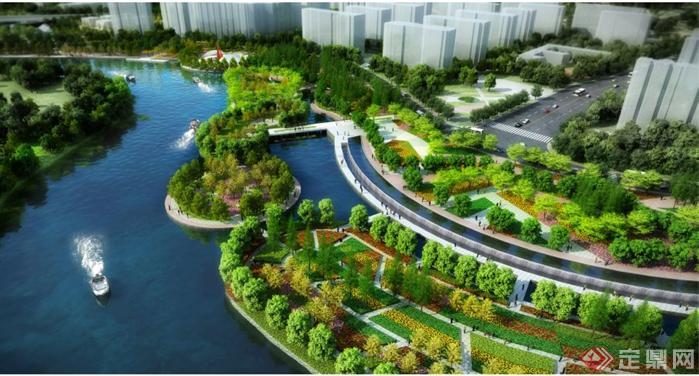 苏州某滨河景观规划设计方案1