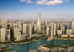 武汉某商务核心区设计规划方案