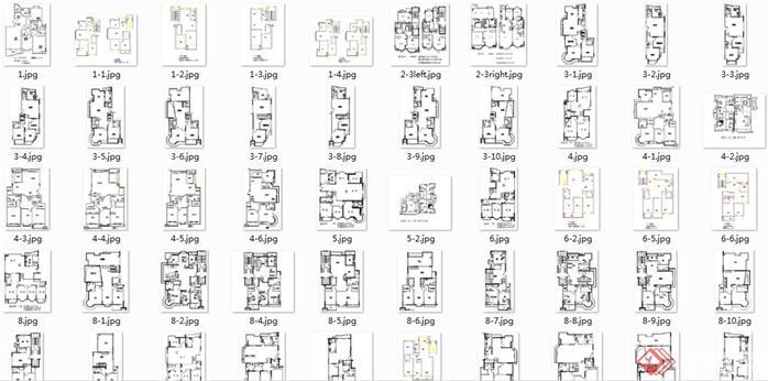 几百套新农村住宅自建房CAD施工图纸 户型图 效果图5