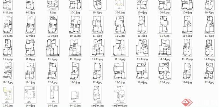 几百套新农村住宅自建房CAD施工图纸 户型图 效果图6