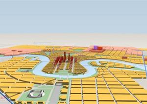 某滨海新城概念性城市架构设计文本