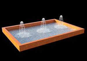 园林景观喷泉+水MAX模型（第一套）