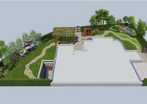 康桥路别墅庭院景观设计方案文本