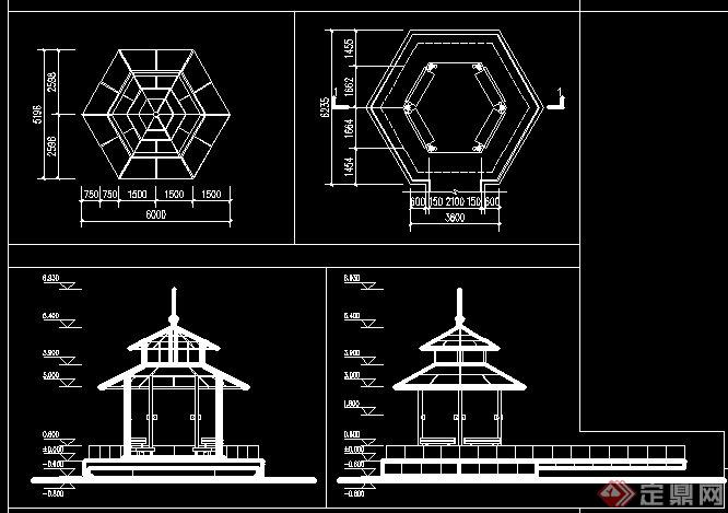 新中式六角亭设计方案2