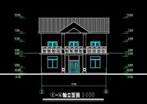 二层小别墅建筑设计方案图
