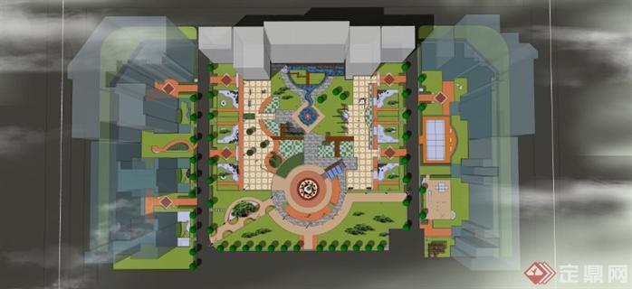 本科毕业设计作品休闲小广场设计方案1