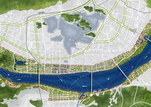 某城市一江两岸规划设计方案文本