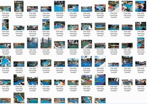 近百种自由式游泳池图片（设计参考）