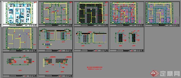 欧博特家具展厅SU精品设计模型（整套CAD图纸+效果图+动画）(5)