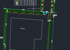4S店绿化设计CAD平面图