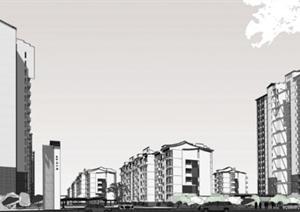 扬州新中式住宅SU(草图大师)模型设计
