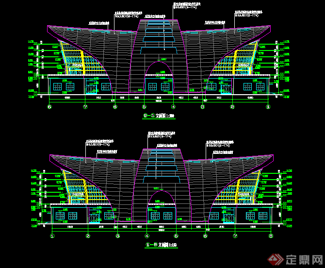 体育馆建筑设计方案图2