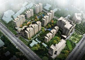 扬州某高层住宅建筑规划设计方案图