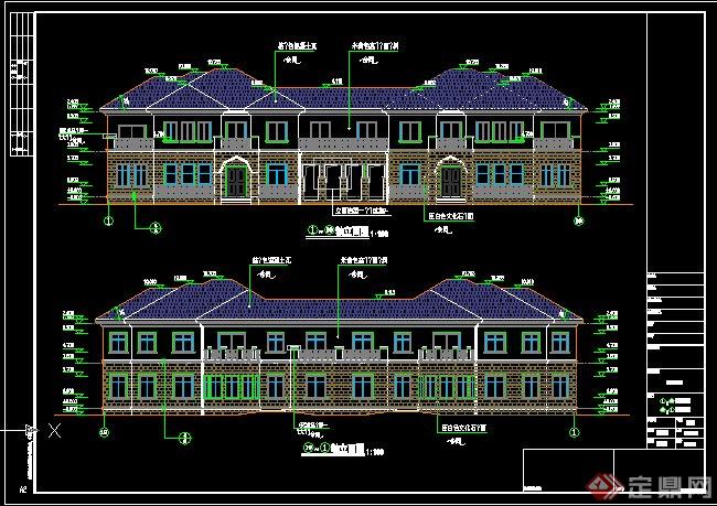 某大型别墅建筑设计土建施工图(1)
