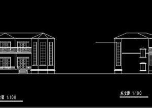 二层别墅建筑设计方案图