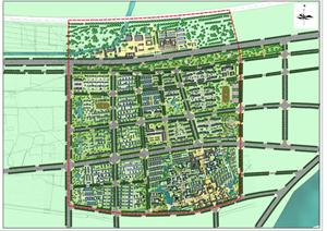 某市老城区规划总平面图（PSD格式未合并）