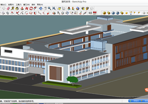 某建筑系学生建筑场馆方案设计CAD和SU(草图大师)模型