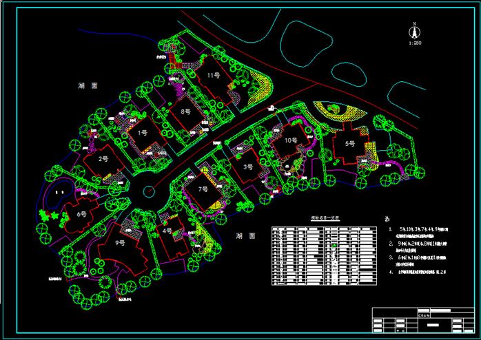 某小区园林景观设计方案图（CAD图纸）(3)