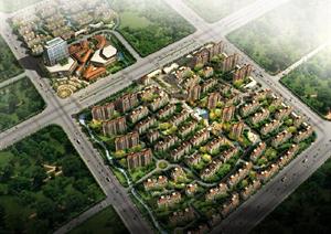 安徽某住宅区建筑规划设计方案总图