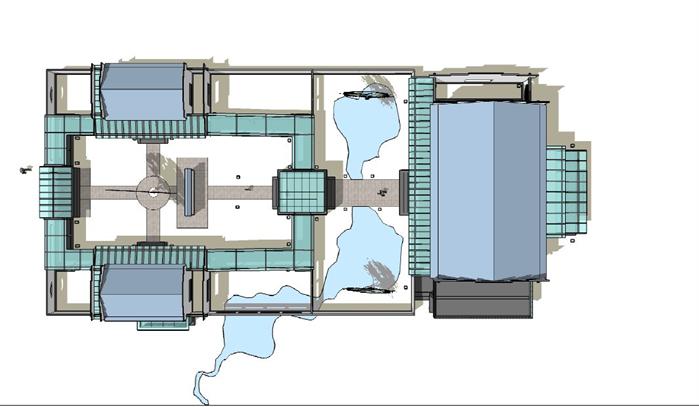 某中医药博览园建筑设计方案图+大量精美SU模型(3)