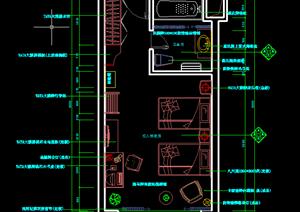 某酒店方案设计CAD平面图（含立面图）