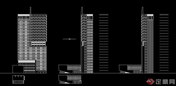 江西某现代风格办公大楼建筑设计方案图(含SU模型)(2)
