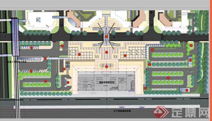 无锡火车站火车站景观规划设计方案总平面(2)