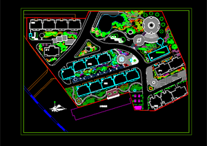 某小区规划设计CAD平面图