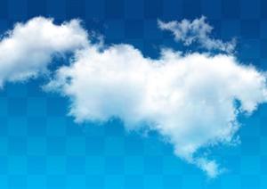 透明云朵云层素材效果图PSD分层素材15
