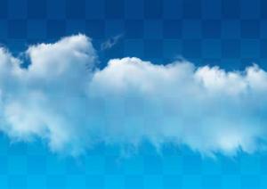 透明云朵云层素材效果图PSD分层素材17