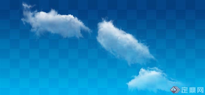 透明云朵云层素材效果图PSD分层素材35