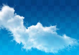 透明云朵云层素材效果图PSD分层素材38