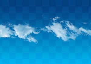 透明云层效果图PSD分层素材1