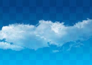 透明云朵云层素材效果图PSD分层素材1